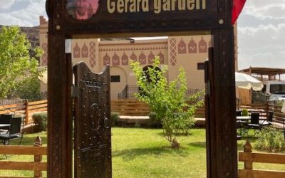 Inauguration du « jardin de Gérard » lors de notre visite à Amnougar en mai 2024